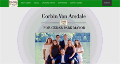 Desktop Screenshot of corbincedarpark.org